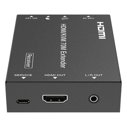 Kit Extensor HDMI con KVM | 70m | 4K2K@60Hz | 4:4:4 |  HDMI2.0b y HDCP 2.2 | Salida de Audio 3.5mm | Admite PoC | Admite USB 1.1