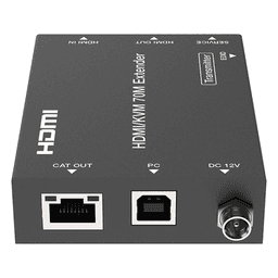 Kit Extensor HDMI con KVM | 70m | 4K2K@60Hz | 4:4:4 |  HDMI2.0b y HDCP 2.2 | Salida de Audio 3.5mm | Admite PoC | Admite USB 1.1