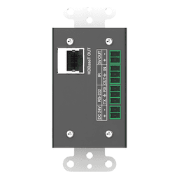Extensor HDBaseT de Placa de Pared / 4K2K@60Hz / 40 m (131.2 ft) / 1080p a 70 m (229.7 ft) / PoC / IR Bidireccional / RS-232 / HDMI 2.0b 18 Gbps