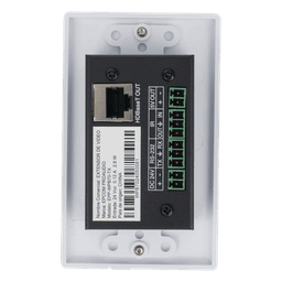 Extensor HDBaseT de Placa de Pared / 4K2K@60Hz / 40 m (131.2 ft) / 1080p a 70 m (229.7 ft) / PoC / IR Bidireccional / RS-232 / HDMI 2.0b 18 Gbps