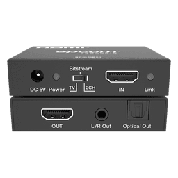 Desincrustador de audio HDMI / 18 Gbps / 4K@60Hz / 8K@60Hz / 32 canales / Dolby Atmos / 0.39 x 0.26 x 0.08 ft