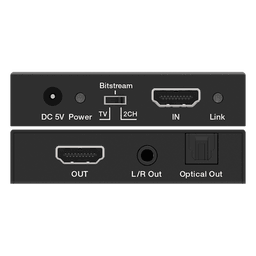 Desincrustador de audio HDMI / 18 Gbps / 4K@60Hz / 8K@60Hz / 32 canales / Dolby Atmos / 0.39 x 0.26 x 0.08 ft