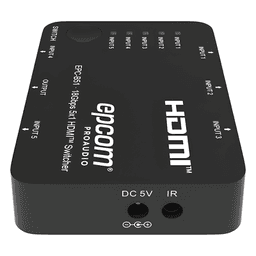 Conmutador HDMI / 5 Entradas x 1 Salida / 18 Gbps / 4K@60Hz / YCbCr 4:4:4 / HDR / Dolby Vision / HDCP 2.2
