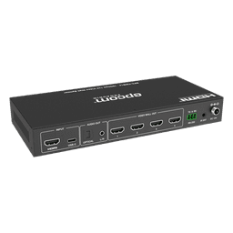 Videowall 4K 1x4 | HDMI & USB-C | 8 Modos de Visualización | Audio Óptico/Analógico | Control RS-232/IR | Plug & Play