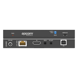 Extensor HDMI con KVM / 4K@60Hz 4:4:4 / 150m (492 pies) en 1080p / 120m (394 pies) en 4K / HDBaseT / USB 2.0 / IR Bidireccional / POC / EDID