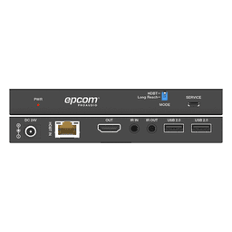 Extensor HDMI con KVM / 4K@60Hz 4:4:4 / 150m (492 pies) en 1080p / 120m (394 pies) en 4K / HDBaseT / USB 2.0 / IR Bidireccional / POC / EDID