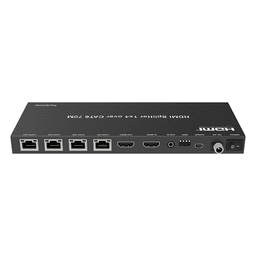 Splitter HDMI 1x4 / 4K@30Hz 4:4:4 / 1080p@60Hz / Extensión 40 m (131.2 ft) Cat6 / PoC / HDCP 1.4