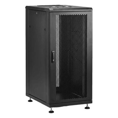 Gabinete de Telecomunicaciones ProLine S1 24 UR 600 mm de Ancho, 900 mm de Profundidad, Color Negro