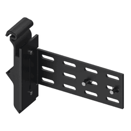Adaptador para Riel DIN / 35 mm / ABS+PC y Acero S235JR / 90x70x25 mm / 68 g