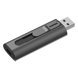 Memoria USB Dual SSD / 256 GB / USB-C y USB-A / Lectura 560 MB/s / Escritura 500 MB/s / OTG / Aleación de Aluminio