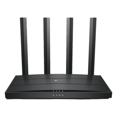 Router WiFi 6 AX 1500Mbps / MU-MIMO 2X2 y OFDMA / 1 Puerto WAN 10/100/1000 Mbps / 3 Puertos LAN 10/100/1000 Mbps / 4 Antenas / Conexión Inalámbrica OneMesh