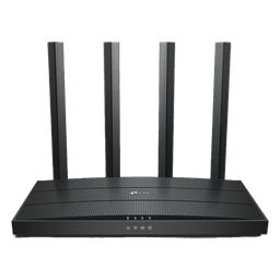 Router WiFi 6 AX 1500Mbps / MU-MIMO 2X2 y OFDMA / 1 Puerto WAN 10/100/1000 Mbps / 3 Puertos LAN 10/100/1000 Mbps / 4 Antenas / Conexión Inalámbrica OneMesh