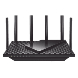 Router Triple Banda WiFi 6E / AX5400 MU-MIMO / 1 Puerto WAN 1 10/100/1000 Mbps / 4 Puertos LAN 10/100/1000 Mbps / 1 puerto USB 3.0 / 6 antenas de alta ganancia / OneMesh ™