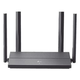 Router WiFi 6 AX 1500 Mbps / MU-MIMO 2X2 y OFDMA / 1 Puerto WAN Gigabit / 3 Puertos LAN Gigabit / Soporta IPV6 y TR-069 / 4 Antenas Beamforming / Seguridad WiFi WPA3