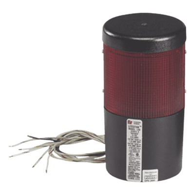 LED para torre de Señalización LITESTAK / Modelo LSL-024-R / 24VDC / Módulo de Luz Roja / 0.76A / Montaje en Tubería o Superficie