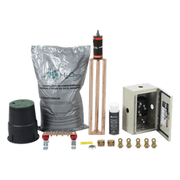 Kit de tierra física modelo TG70K con Electrodo Magnetoactivo y Accesorios de Instalación, capacidad: 70 AMP