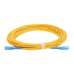 Jumper de Fibra Óptica / Monomodo OS2 / SC/UPC a SC/UPC / Simplex / 15 m (49.21 pies) / 3 mm