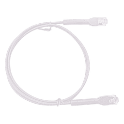Cable de Parcheo UTP / Cat6A / 30 cm (11.81 in) / 550 MHz / 10GbE / Ultra Slim / RJ45 8(8)