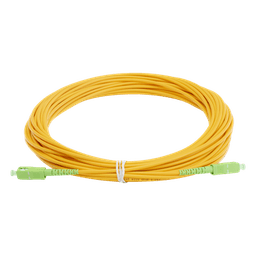 Jumper de Fibra Óptica / SC/APC a SC/APC / Monomodo OS2 / 15 m (49.21 ft) / Simplex / 3 mm