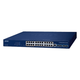 Switch PoE Administrable Capa 3 / 24 Puertos Gigabit / 8 Puertos 802.3bt / 16 Puertos 802.3at / 4 SFP+ 10G / 480 W PoE