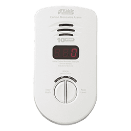 Alarma de monóxido de carbono enchufable a 120 V CA con pantalla digital de PPM y batería de litio sellada de 10 años, paquete de 3