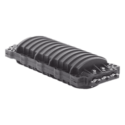 Caja de Distribución de Fibra Óptica Horizontal / 96 Empalmes / IP68 / 3 Puertos / 7-15 mm