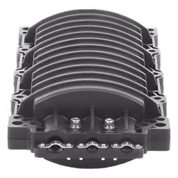 Caja de Distribución de Fibra Óptica Horizontal / 96 Empalmes / IP68 / 3 Puertos / 7-15 mm