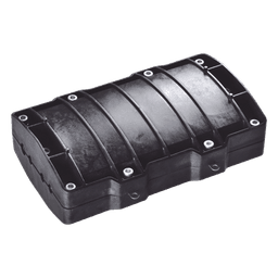 Caja de Distribución de Fibra Óptica Horizontal / 48 Empalmes / IP68 / 0.92 x 0.59 x 0.28 ft