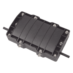 Caja de Distribución de Fibra Óptica Horizontal / 48 Empalmes / IP68 / 0.92 x 0.59 x 0.28 ft