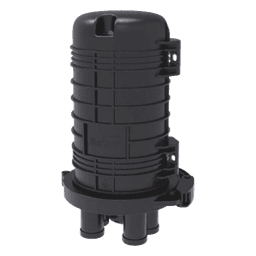 Caja de Distribución de Fibra Óptica Vertical Tipo Domo / 48 Empalmes / IP68 / Exterior / 5-14 mm