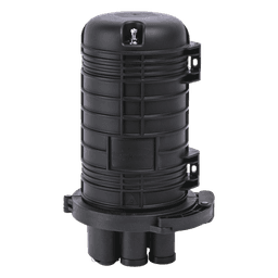Caja de Distribución de Fibra Óptica Vertical Tipo Domo / 48 Empalmes / IP68 / Exterior / 5-14 mm