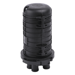 Caja de Distribución de Fibra Óptica Vertical Tipo Domo / 48 Empalmes / IP68 / Exterior / 5-14 mm