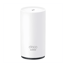 Router Inalámbrico MESH Exterior para Hogar / Doble Banda Wi-Fi 6 AX3000 Mbps / 2 Puerto Gigabit WAN/LAN / Puertos PoE 802.3 af/at Entrada / 2 Antenas Internas / Protección IP65 / Administración Mediante la App Deco (iOS, Android) 