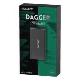 SSD Portátil HIKSEMI DAGA T200N / 1024 GB (1 TB) / USB 3.2 Tipo C / Lectura 560 MB/s / Escritura 510 MB/s / Aleación de Aluminio / 38 g