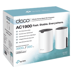 Kit Mesh Wi-Fi / Doble Banda AC1900 Mbps / 3 Puertos Gigabit WAN/LAN / 3 Antenas Internas / Administración por App / Cobertura Inteligente