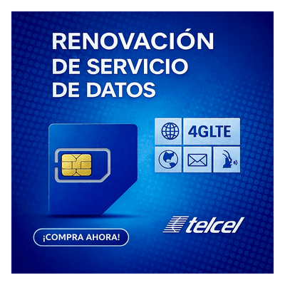 Renovación de Plan de Datos / 10 GB Mensuales / 1 Año / Roaming EUA y Canadá / Cobertura Nacional México