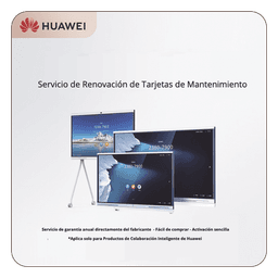 Tarjeta de Servicio de Mantenimiento HiCare RFR por un año para IdeaHub IHB2-86PU, IHB2-75PU, IHB375SA y IHB386SA