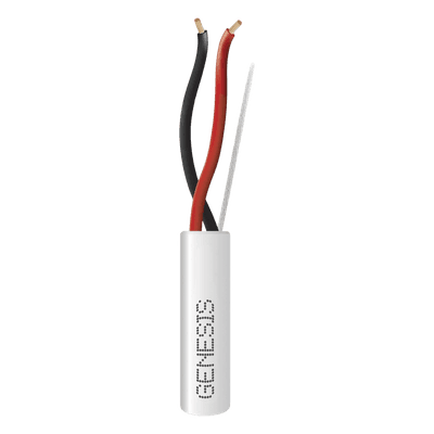 Bobina de 305 m (1000 ft) / Cable para Alarma 2x16 AWG / Riser CMR-CL3R / Blanco