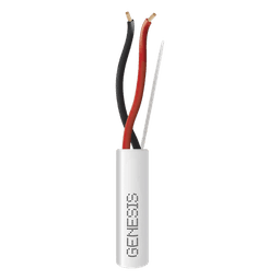 Bobina de 305 m (1000 ft) / Cable para Alarma 2x16 AWG / Riser CMR-CL3R / Blanco