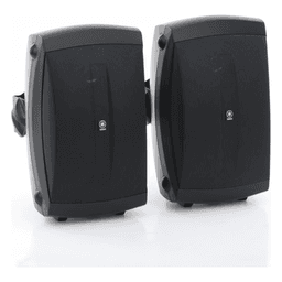 Altavoces de Montaje en Superficie de 2 vias | Woofer 5 in, Tweeter 0.5 in | Semi-Exterior, 6 ohms | Par Color Negro