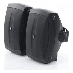 Altavoces de Montaje en Superficie de 2 vias | Woofer 5 in, Tweeter 0.5 in | Semi-Exterior, 6 ohms | Par Color Negro