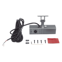 Dashcam Dual / 1280x720p Full HD / H.265 / Visión Día y Noche / 120° H / MicroSD 128 GB / Compatible FMC125 y FMC650