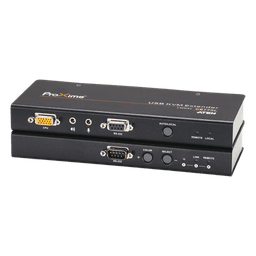 Kit Extensor KVM / VGA Audio / Cat5e / 984 pies / 1280x1024 / Deskew / RS232 / Compensación de señal