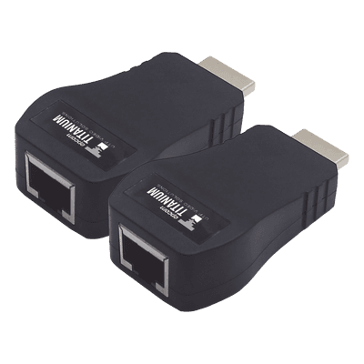 Kit Extensor 25m convertidor Señal HDMI a UTP (Cat5e/Cat 6)  / Calidad PREMIUM