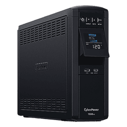 UPS de 1500 VA/900 W, Topología Línea Interactiva, Entrada 120 Vca NEMA 5-15P, Onda Senoidal Pura, Tipo Torre, Con 10 Tomas NEMA 5-15R