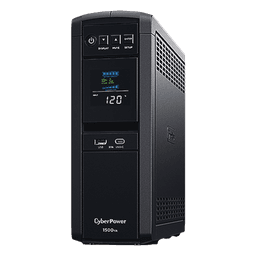 UPS de 1500 VA/900 W, Topología Línea Interactiva, Entrada 120 Vca NEMA 5-15P, Onda Senoidal Pura, Tipo Torre, Con 10 Tomas NEMA 5-15R