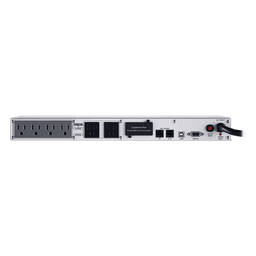 UPS de 500 VA/300 W, Topología Línea Interactiva, Entrada 120 Vca NEMA 5-15P, Tipo Rack 1 UR, Con 6 Tomas NEMA 5-15R