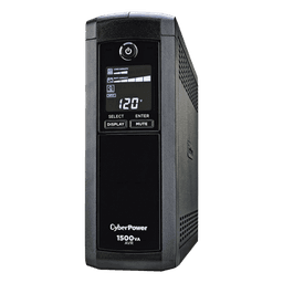 UPS de 1500 VA/900 W, Topología Línea Interactiva, Entrada 120 Vca NEMA 5-15P, Tipo Mini Torre, Con 12 Tomas NEMA 5-15R
