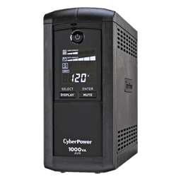 UPS de 1000 VA/600 W, Topología Línea Interactiva, Entrada 120 Vca NEMA 5-15P, Tipo Mini Torre, Con 9 Tomas NEMA 5-15R