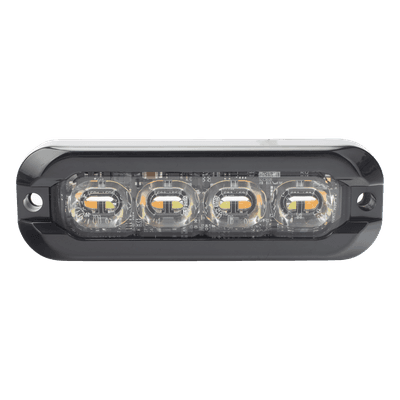 Luz perimetral , 8 LED Ultra Brillantes, Dual Color Ambar / Claro